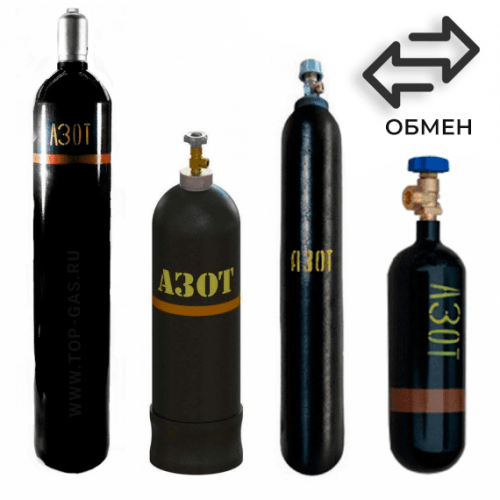 Обмен азотных баллонов в Люблино